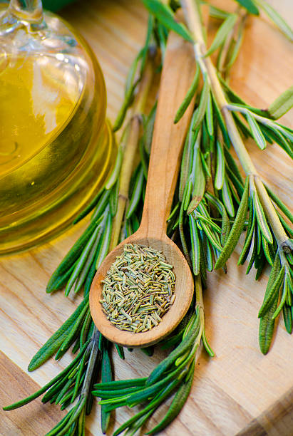 istock fresh and dried, ground rosemary 636751998