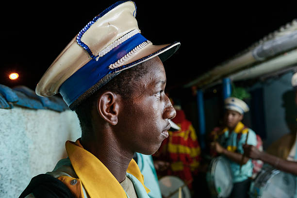 tradizione folia de reis in brasile - african descent african culture drum history foto e immagini stock