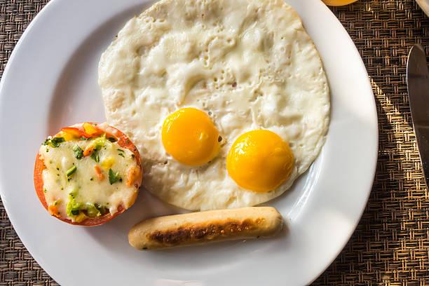 Breakfast with fried egg