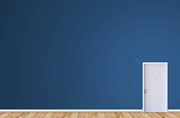 istock white door closed isolated on white with clipping path 636772064