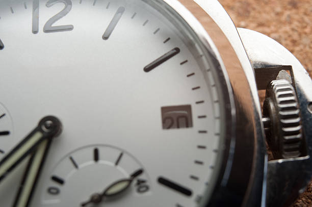 istock Detail of watch machinery. 636775470