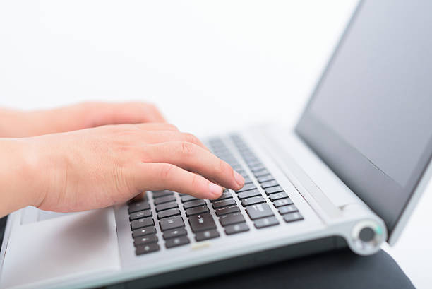 istock Business people working on laptop. 636777628