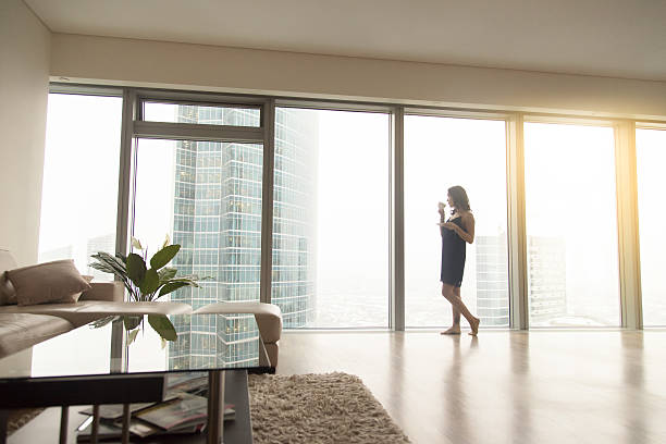 istock Woman near the window 636778744