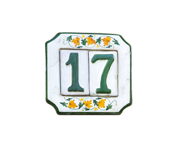 istock Traditional Italian home sign board painted on ceramic tile 636780846
