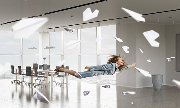 istock When tired of monotonous work . Mixed media 636782104