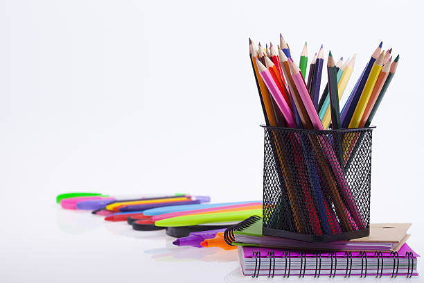 istock Children's school supplies 636783380
