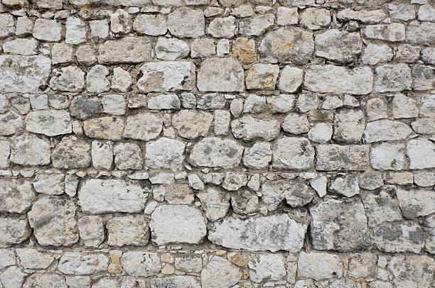 textura de la pared de piedra de la fortaleza / castillo - retaining wall fortified wall surrounding wall stone wall fotografías e imágenes de stock