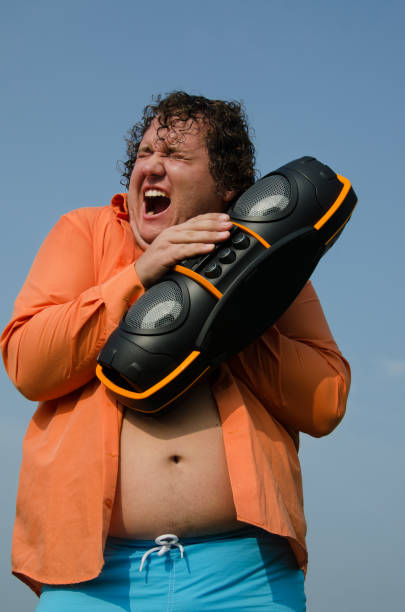 Party. Funny guy with a boombox.