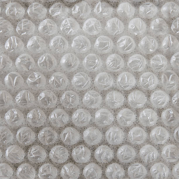 seamless bubble wrap paper closeup - bubble foil imagens e fotografias de stock