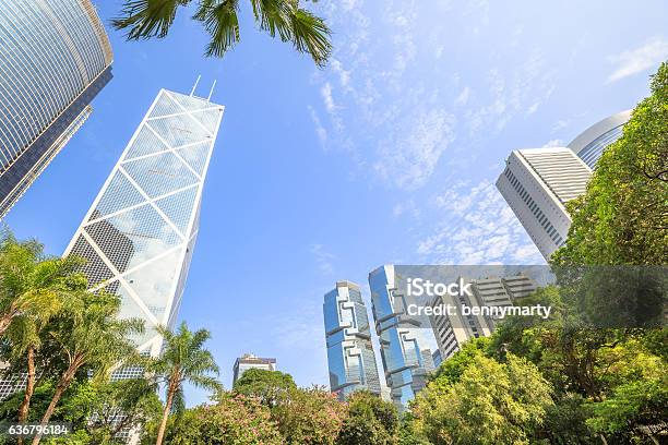 Hong Kong Park Skyline Stock Photo - Download Image Now - Architecture, Arranging, Asia