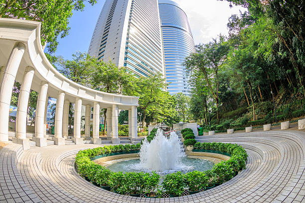 istock Hong Kong Park fountain 636796540