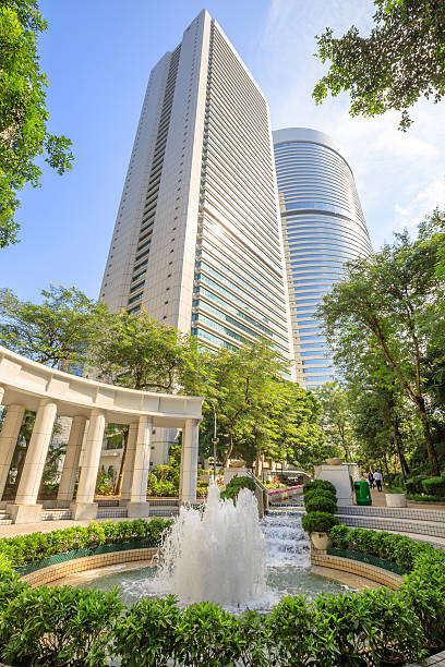 Hong Kong Park fountain