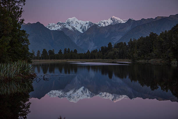 istock Magical reflection of Mount Cook on lake 636796724