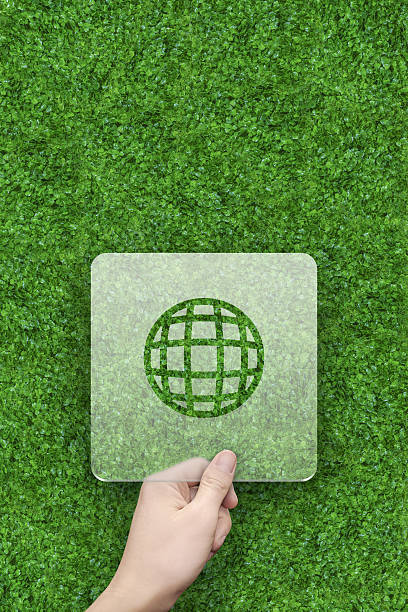 istock global symbol message box with green grass background 636798790