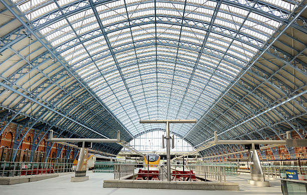 London, United Kingdom - September 1, 2010: UK London St Pancras interior