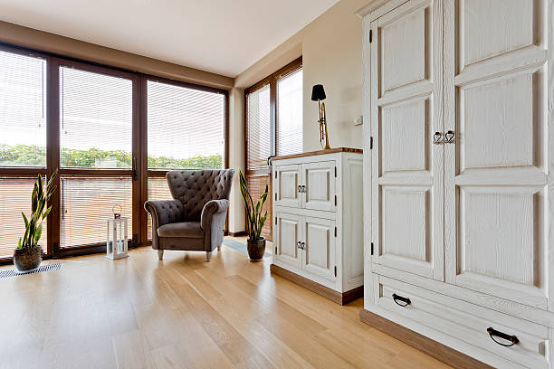 istock Stylish room with vintage furnitures 636802104