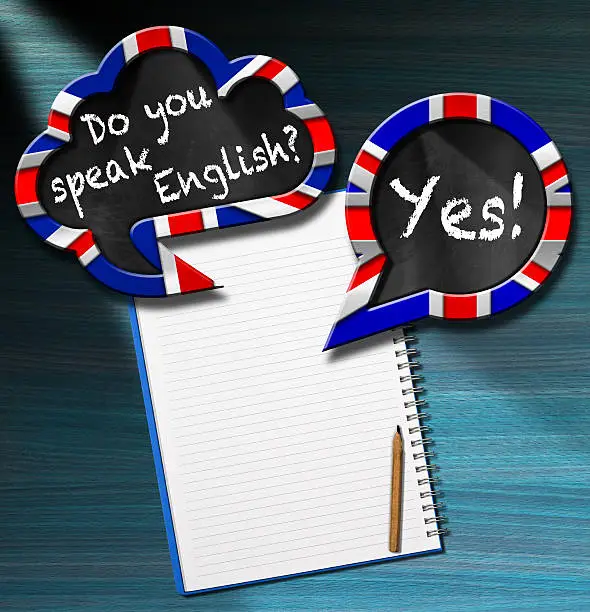 Photo of Do You Speak English - Two Speech Bubbles