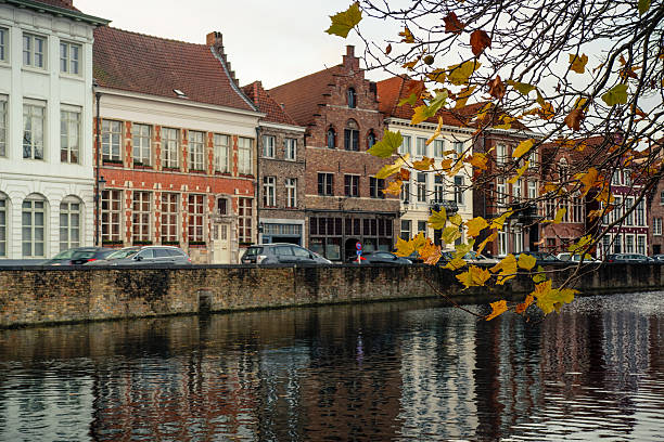 istock Canal in Bruges, Belgium 636807360