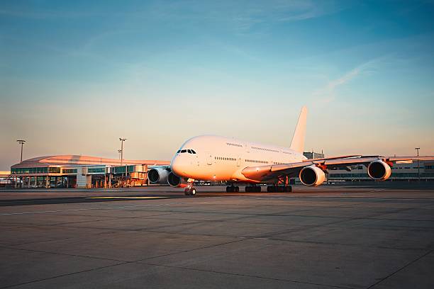 istock Airport at the sunset 636809672