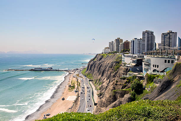 Miraflores in Lima Peru Miraflores in Lima Peru lima stock pictures, royalty-free photos & images