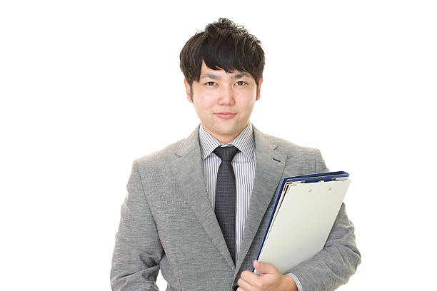 istock Smiling Asian businessman 636815612