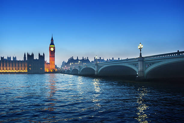 istock Big Ben and Westminster at sunset, London, UK 636817218