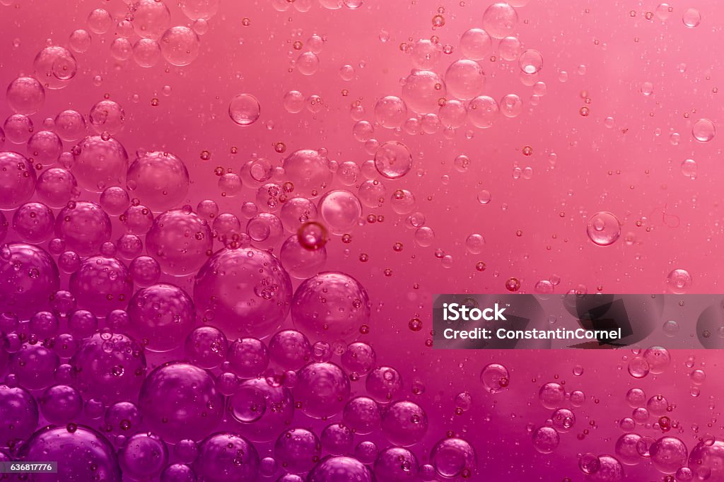 Red bubbles Air, water and oil mixed for a red bubbly effect Soda Stock Photo