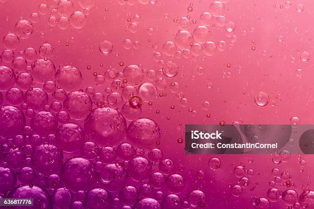 Red Bubbles Stock Photo - Download Image Now - Soda, Bubble, Pink Color