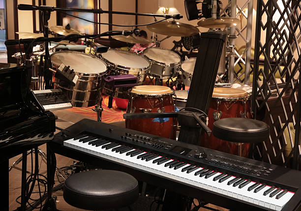 istock Latin band Piano and Drums 636820678