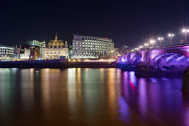 istock Blackfriars bridge and the River Thames at night 636825936
