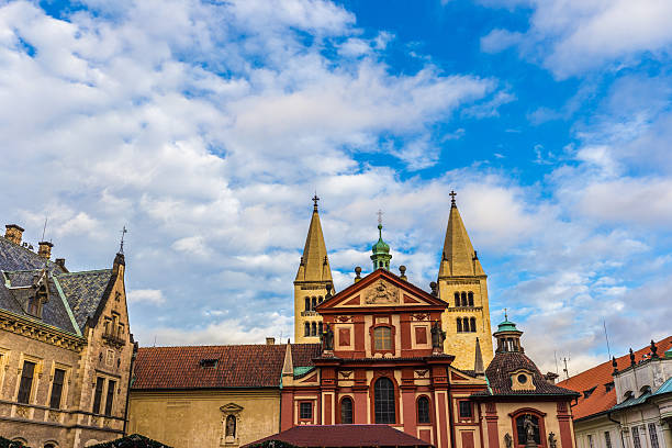 istock View of St.George's Basilica in Prague 636835506