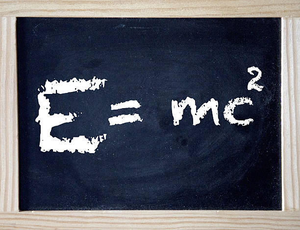 istock Emc , Einstein theory of relativity written on black board 636835680