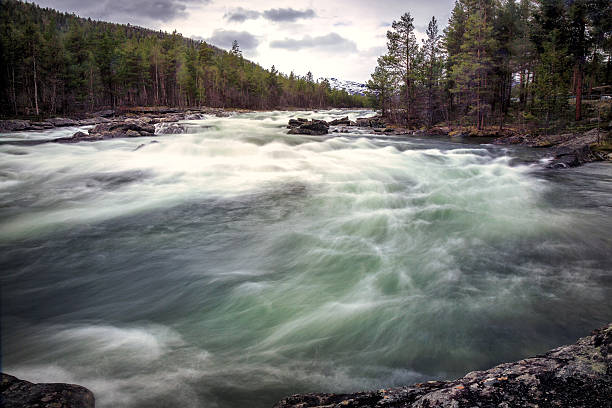 istock Snow melt filled river, Sognefjell Mountains, Norway 636839990