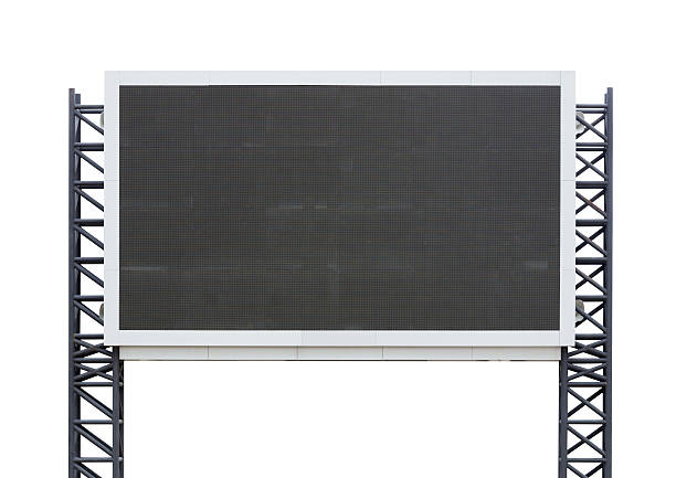 sign board large sign board isolated on a white background (with clipping part) scoreboard stock pictures, royalty-free photos & images