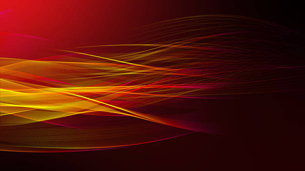 istock Light Trails Colorful Ribbon Particles 636844212