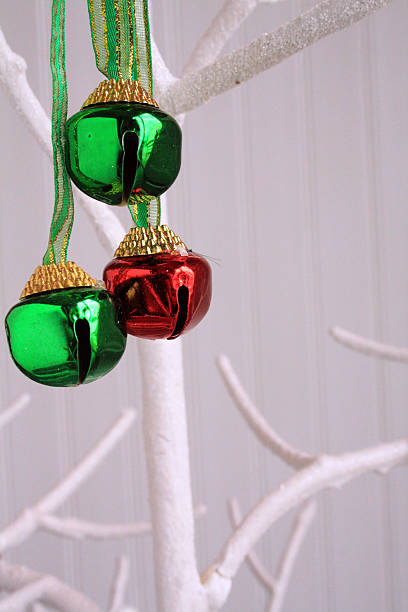 istock Red and Green Christmas Bels 636845348
