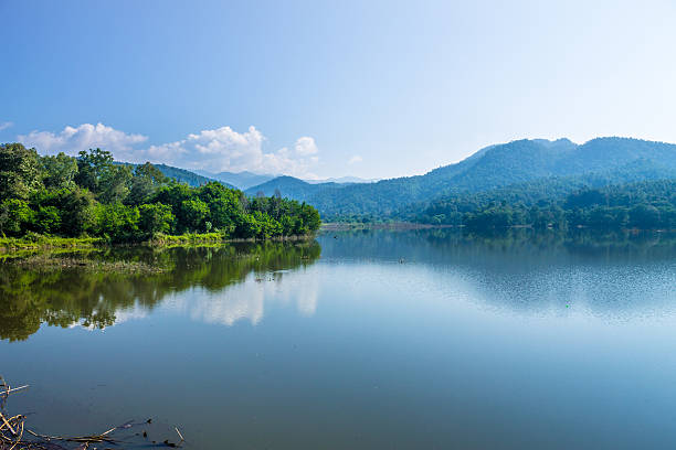 istock Reserved water at Mae On irrigation dam 636848406