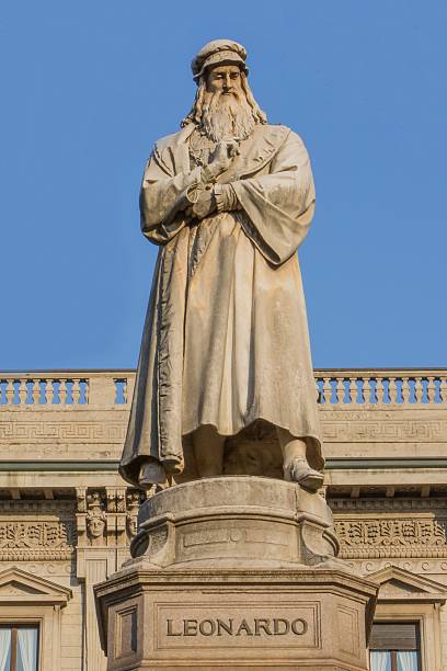 istock Statue of Leonardo da Vinci in Milan  Italy 636856660
