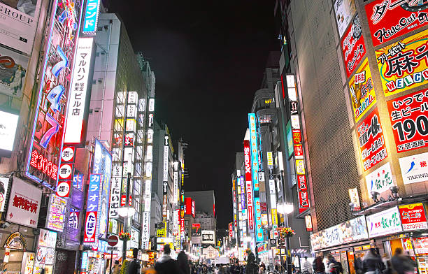 istock Shinjuku Kabukicho at night (Central Road) 636860088