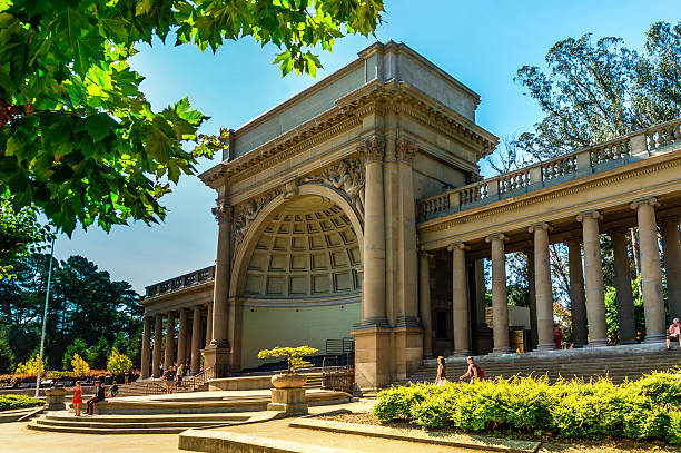 golden gate park san francisco z spreckles temple of music - rock garden zdjęcia i obrazy z banku zdjęć