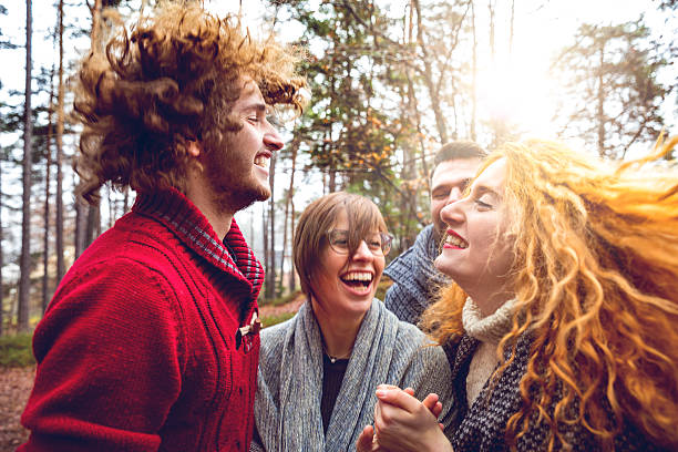 istock Smiling really is contagious, lovely couples together 636861092