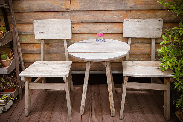 istock Tables and Chair outdoor 636863586