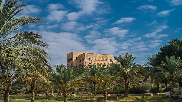 istock Former Saddam Hussein Palace ruins, Babylon Iraq 636868254