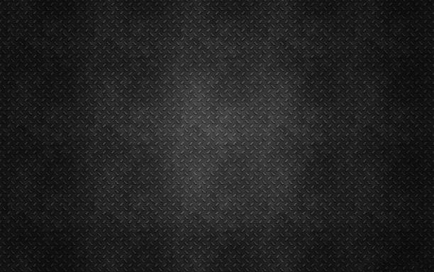 black mat a perfect background. iron metal stock illustrations