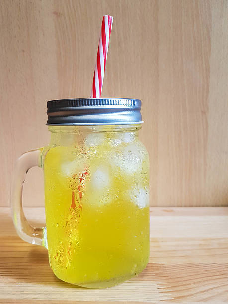 istock ice lemon tea in the glass,cold drink 636868606