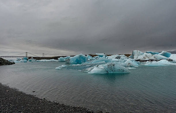 istock Jokulsarlon Glacier Lagoon in Iceland. Cloudy Sky 636870790