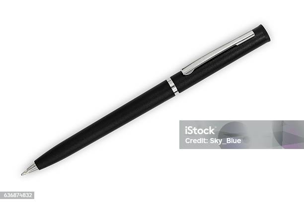 ブラックのボールペン - ペンのストックフォトや画像を多数ご用意 - ペン, 白背景, ボールペン