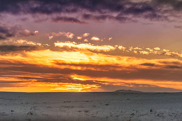 istock Iceland Landscape with Colorful Sky 636878388