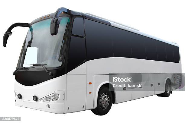 The Excursion Bus Stock Photo - Download Image Now - Bus, Coach Bus, Cut Out