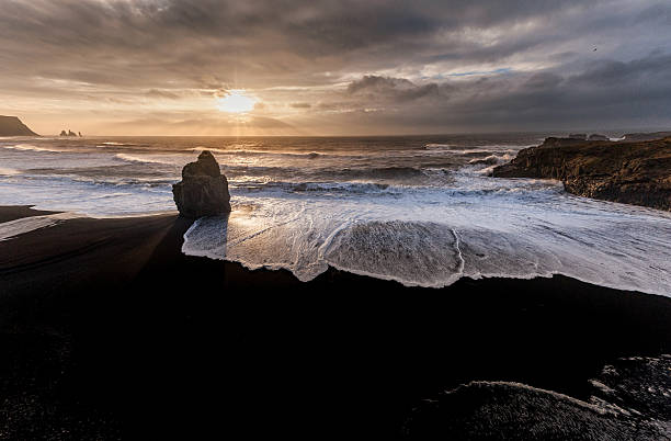 istock Black Sand Beach Reynisfjara in Iceland 636885602